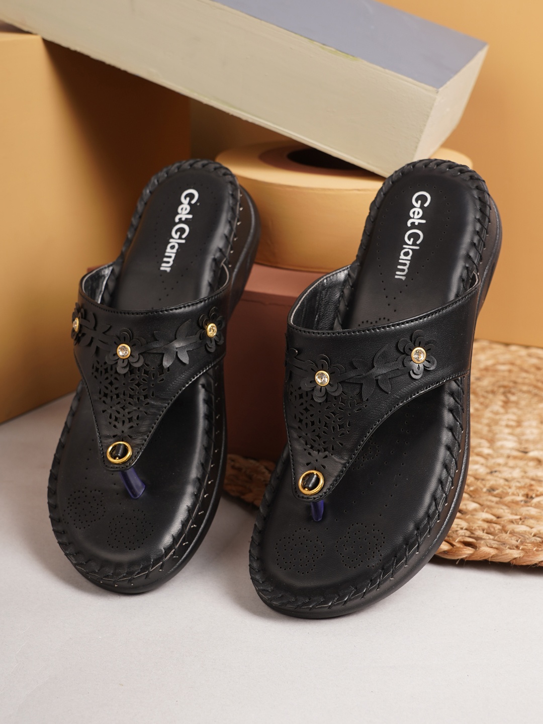 

Get Glamr Black Flatform Heels