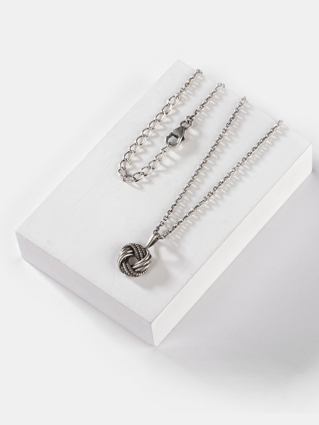 

SHAYA Women Silver-Toned Pendent Necklace