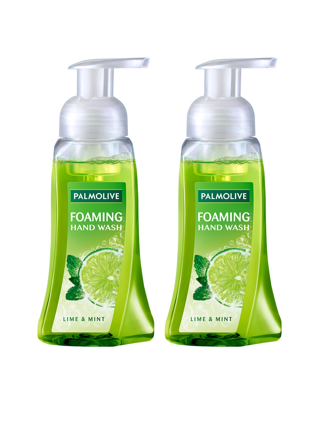 

Palmolive Set of 2 Foaming Lime & Mint Hand Wash Pump - 250 ml each, Green