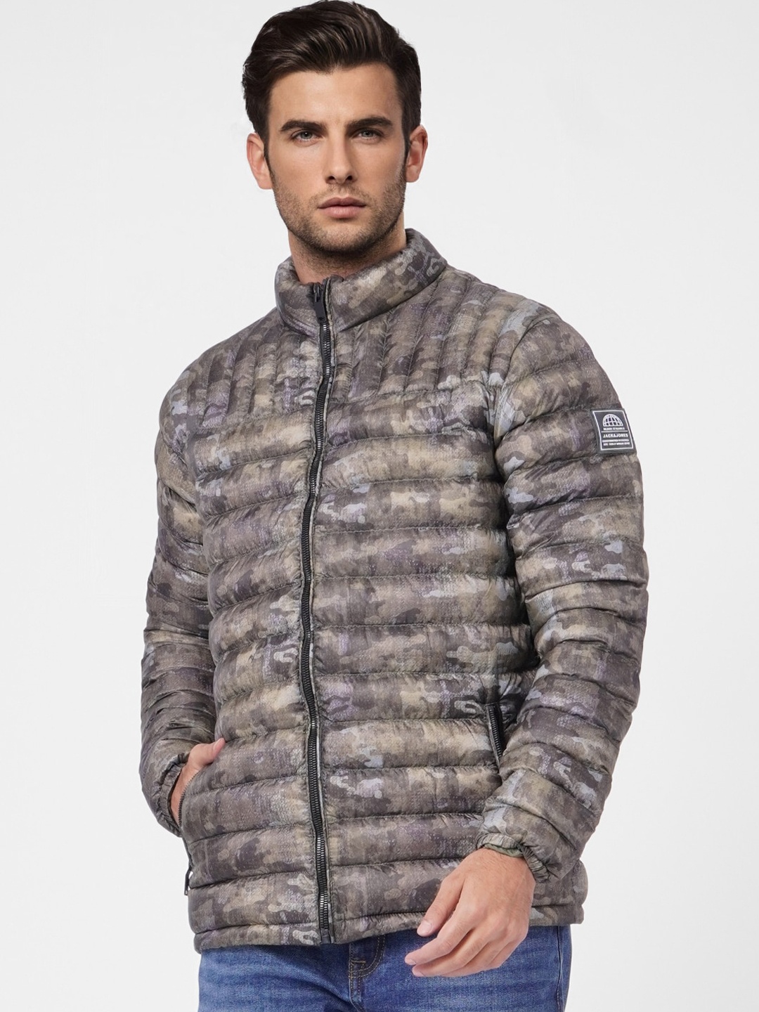 

Jack & Jones Men Green Puffer Jacket