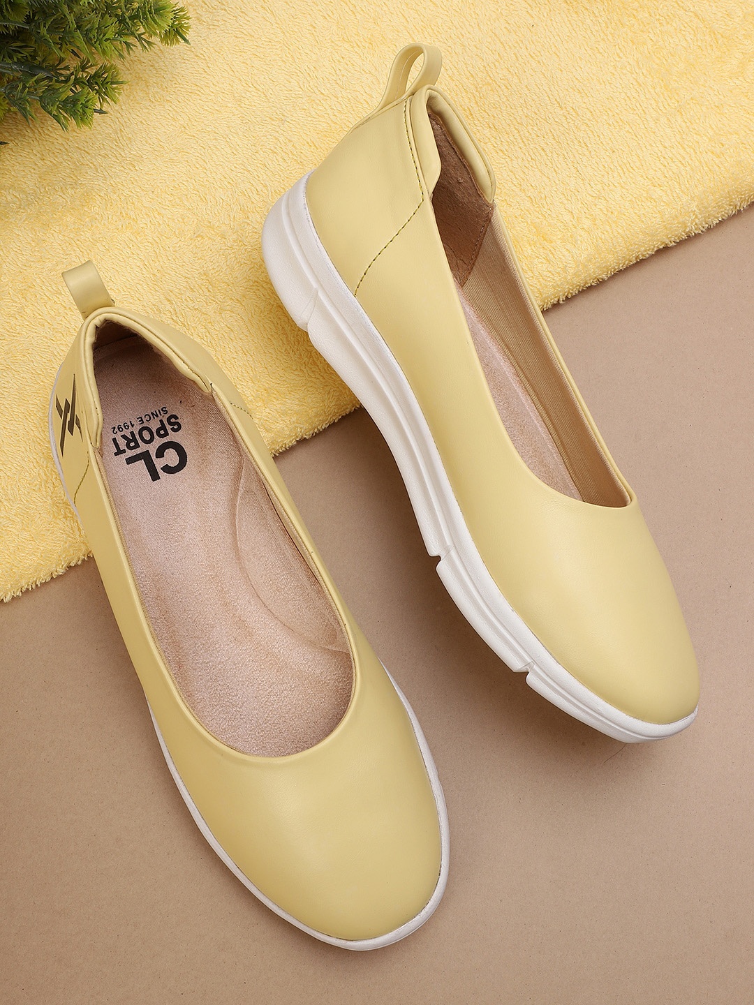 

Carlton London sports Women Yellow Ballerinas Flats