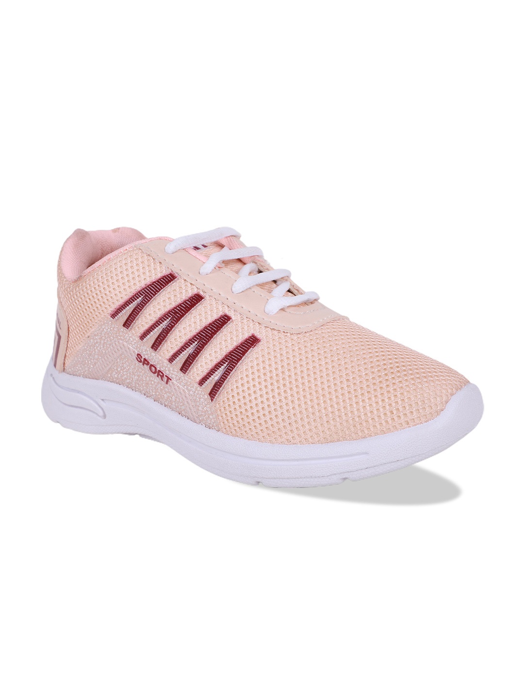 

FABBMATE Women Peach-Coloured Walking Non-Marking Walking Shoes