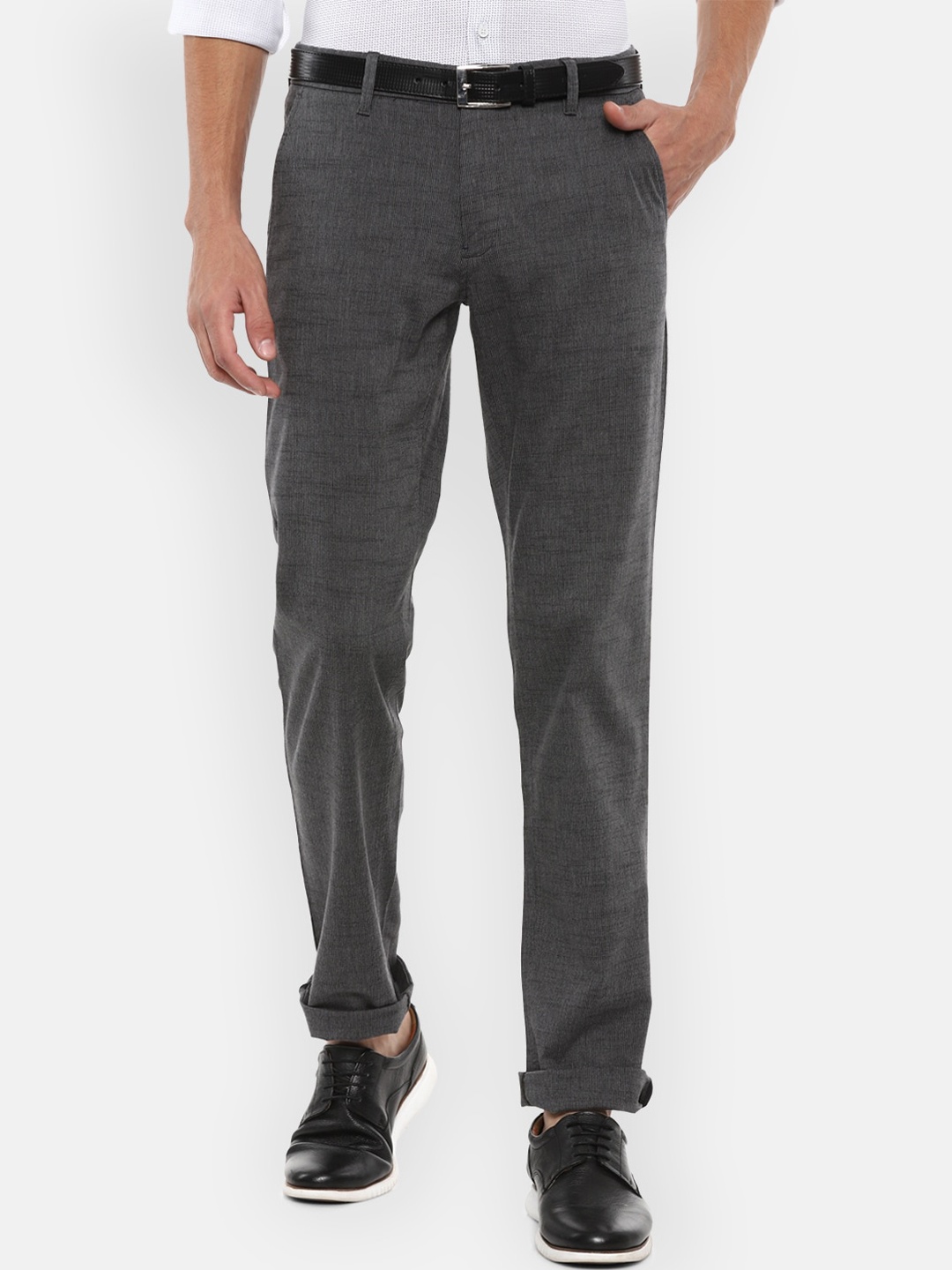 

Louis Philippe Sport Men Grey Slim Fit Trousers