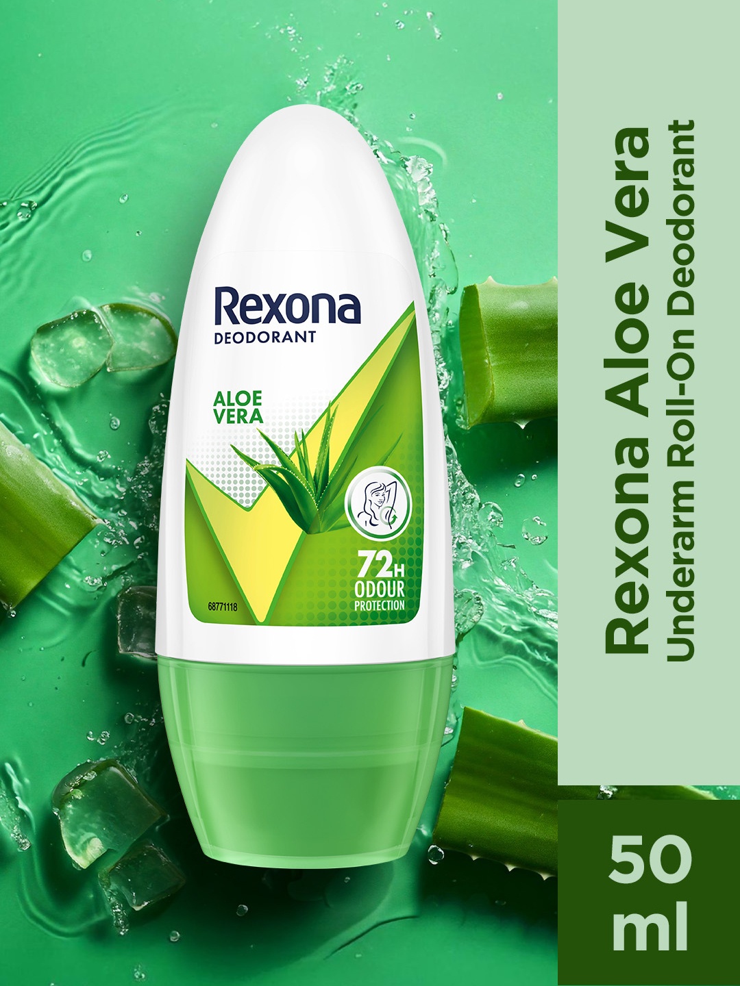 REXONA Aloe Vera 72 H Odour Protection Underarm Roll-On Deodorant - 50 ml