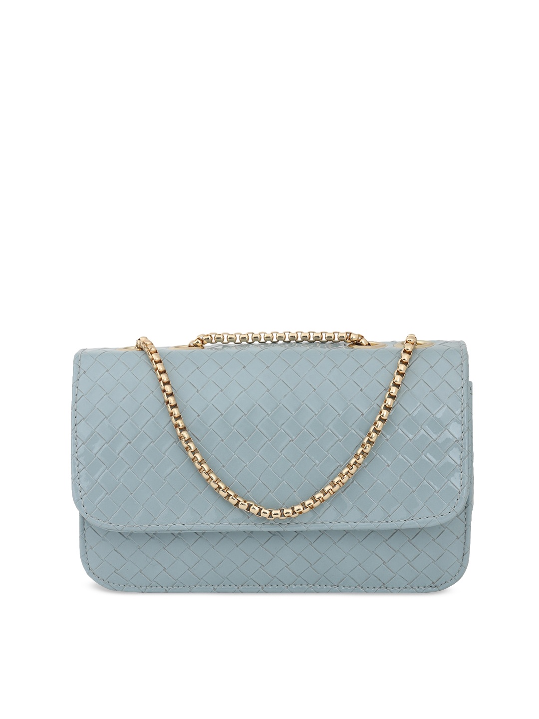 

gaura pakhi Grey Woven Design Structured Shoulder Bag