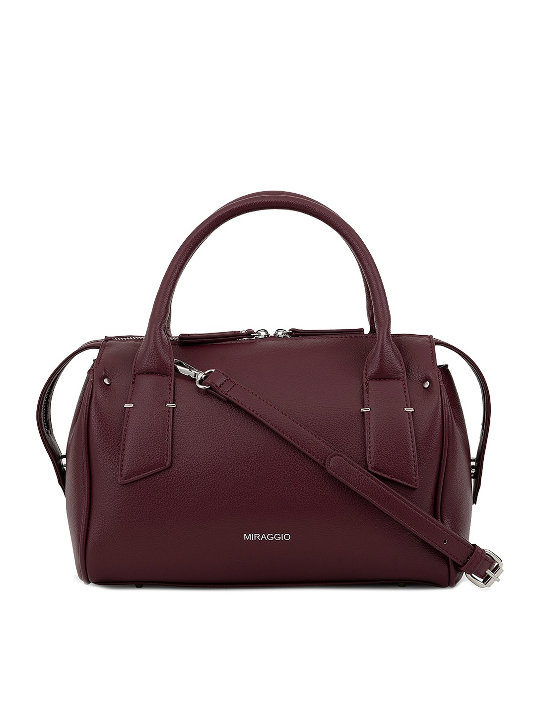

MIRAGGIO Wine Handheld Bag with Sling Strap, Red