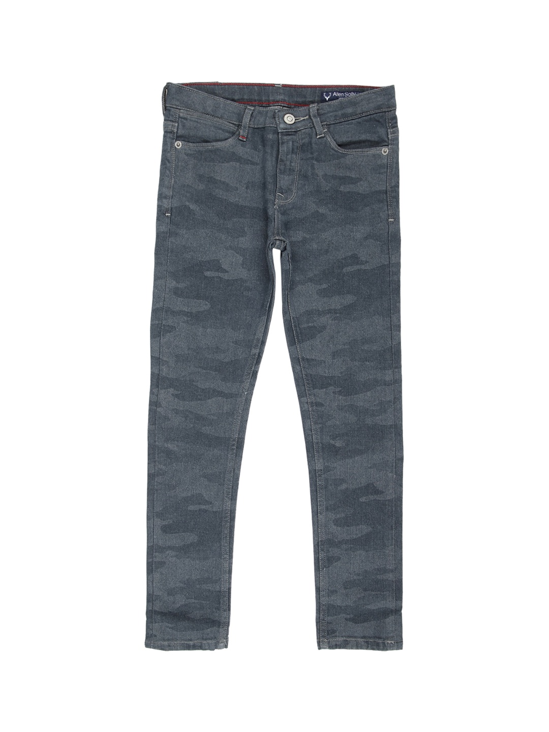 

Allen Solly Junior Boys Grey Camouflage Skinny Fit Light Fade Jeans
