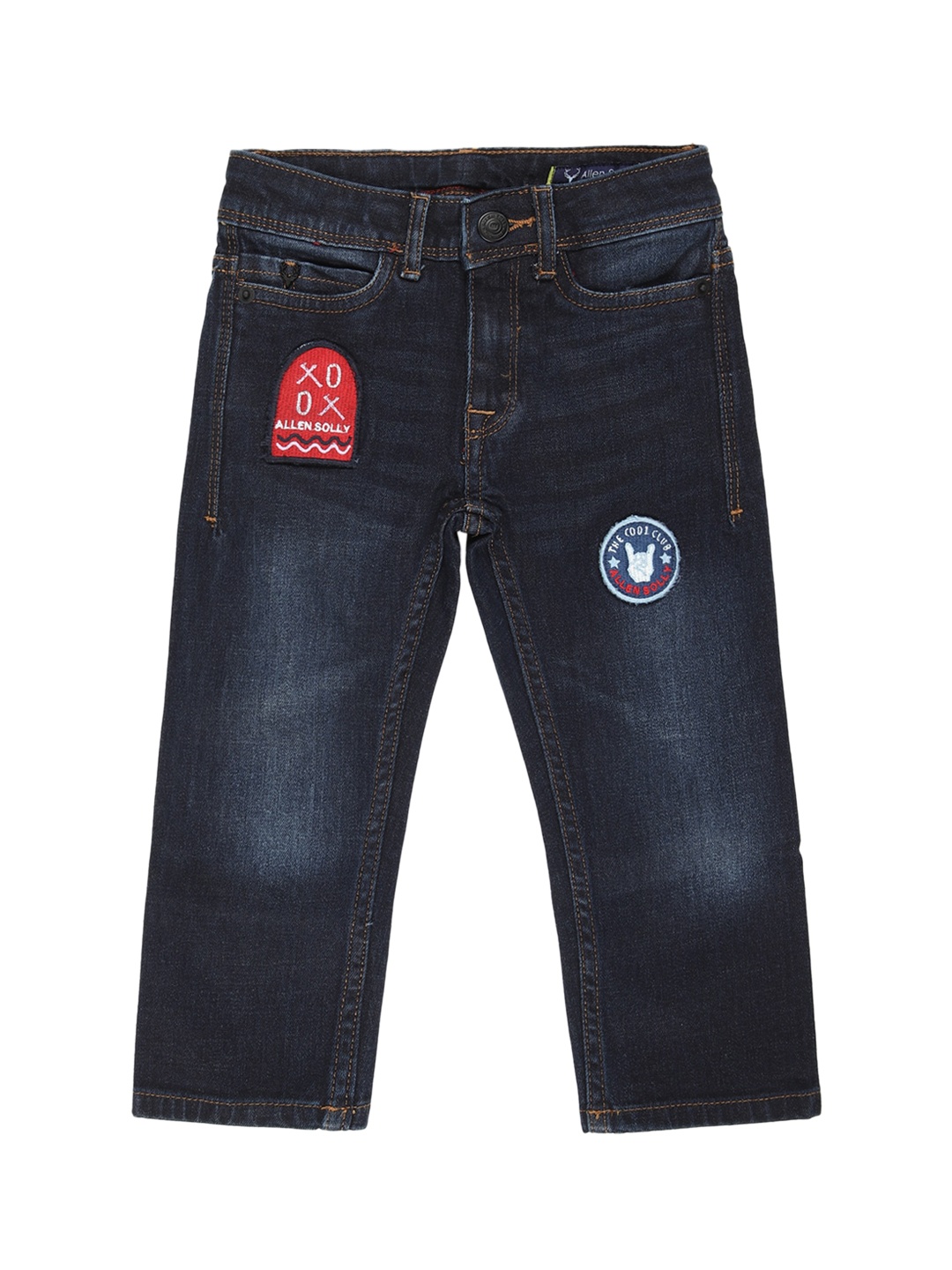 

Allen Solly Junior Boys Navy Blue Skinny Fit Light Fade Jeans