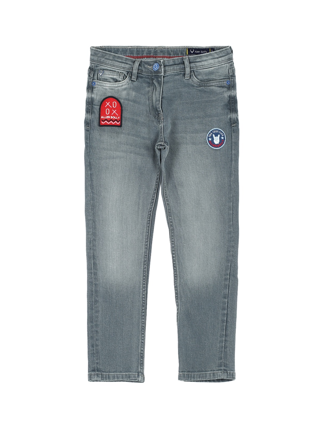 

Allen Solly Junior Girls Grey Skinny Fit Heavy Fade Stretchable Jeans