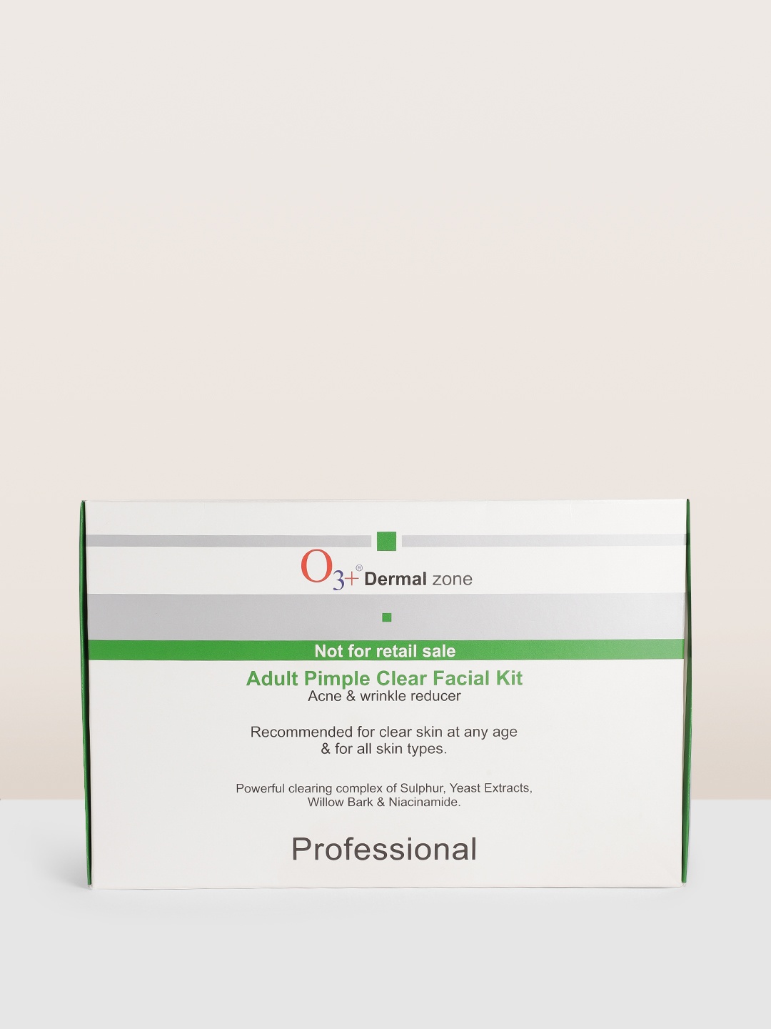 

O3 Dermal Zone Adult Pimple Clear Facial Kit with Sulphur & Niacinamide - 50g+70ml, Green