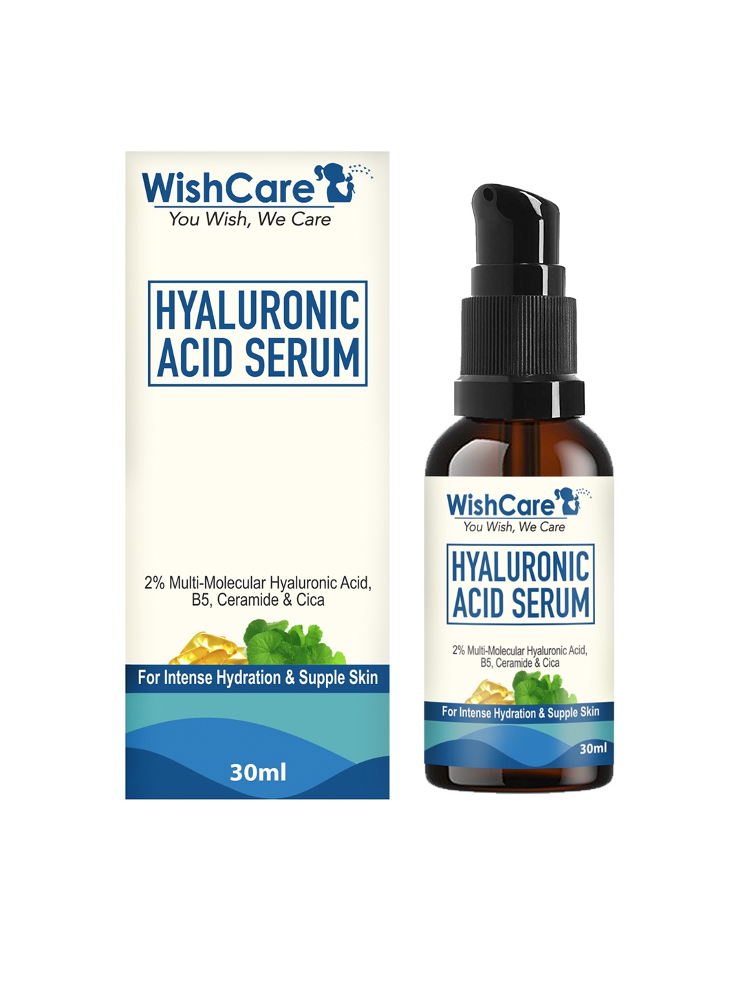 

WishCare Hyaluronic Acid Serum - 30 ml, Transparent