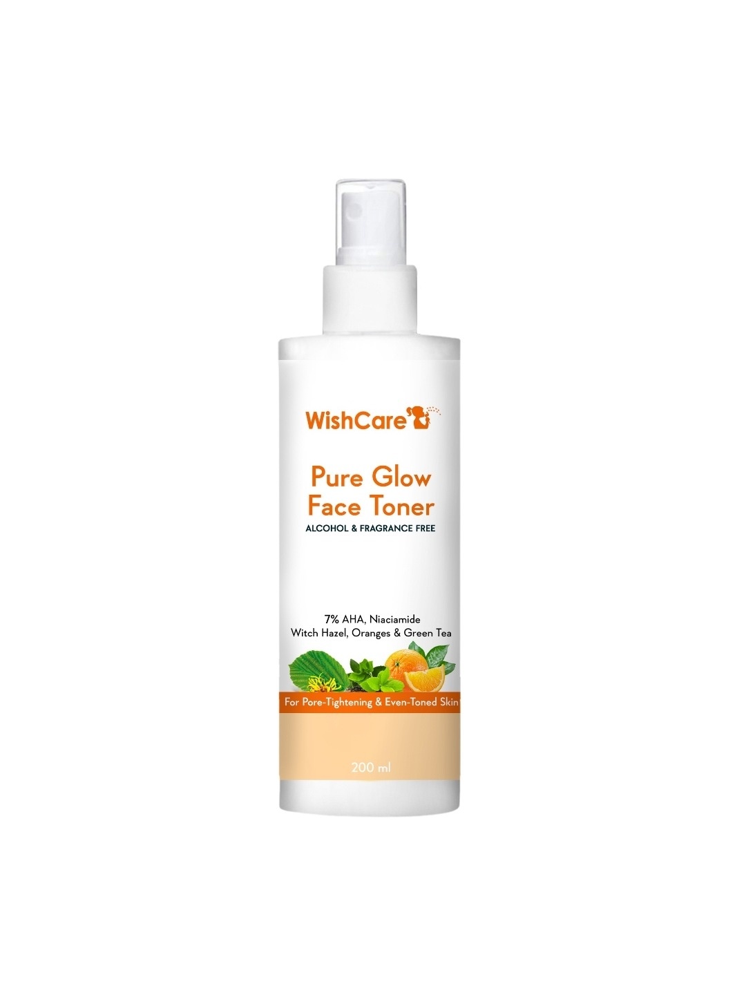 

WishCare Pure Glow 5% Fruit AHA Face Toner 200ml, White