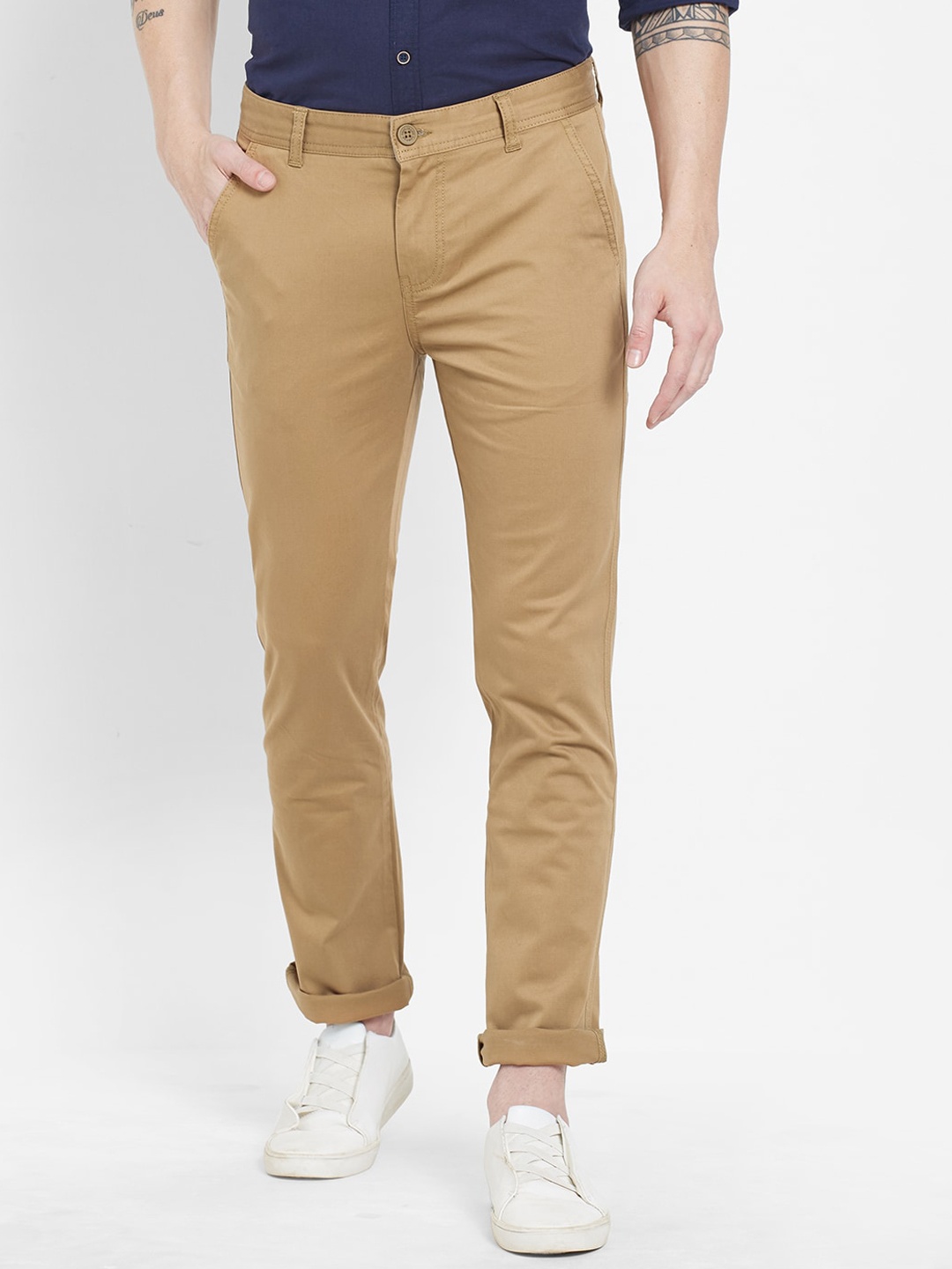 

Pepe Jeans Men Khaki Trousers
