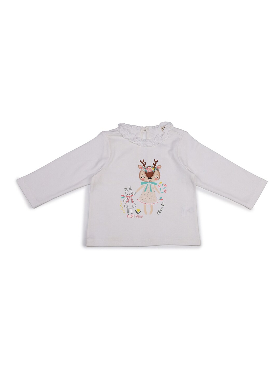 

Allen Solly Junior White Print Top
