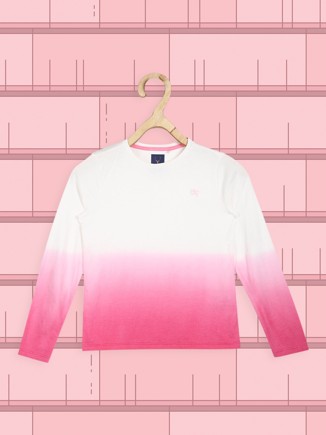 

Allen Solly Junior Pink Ombre Top