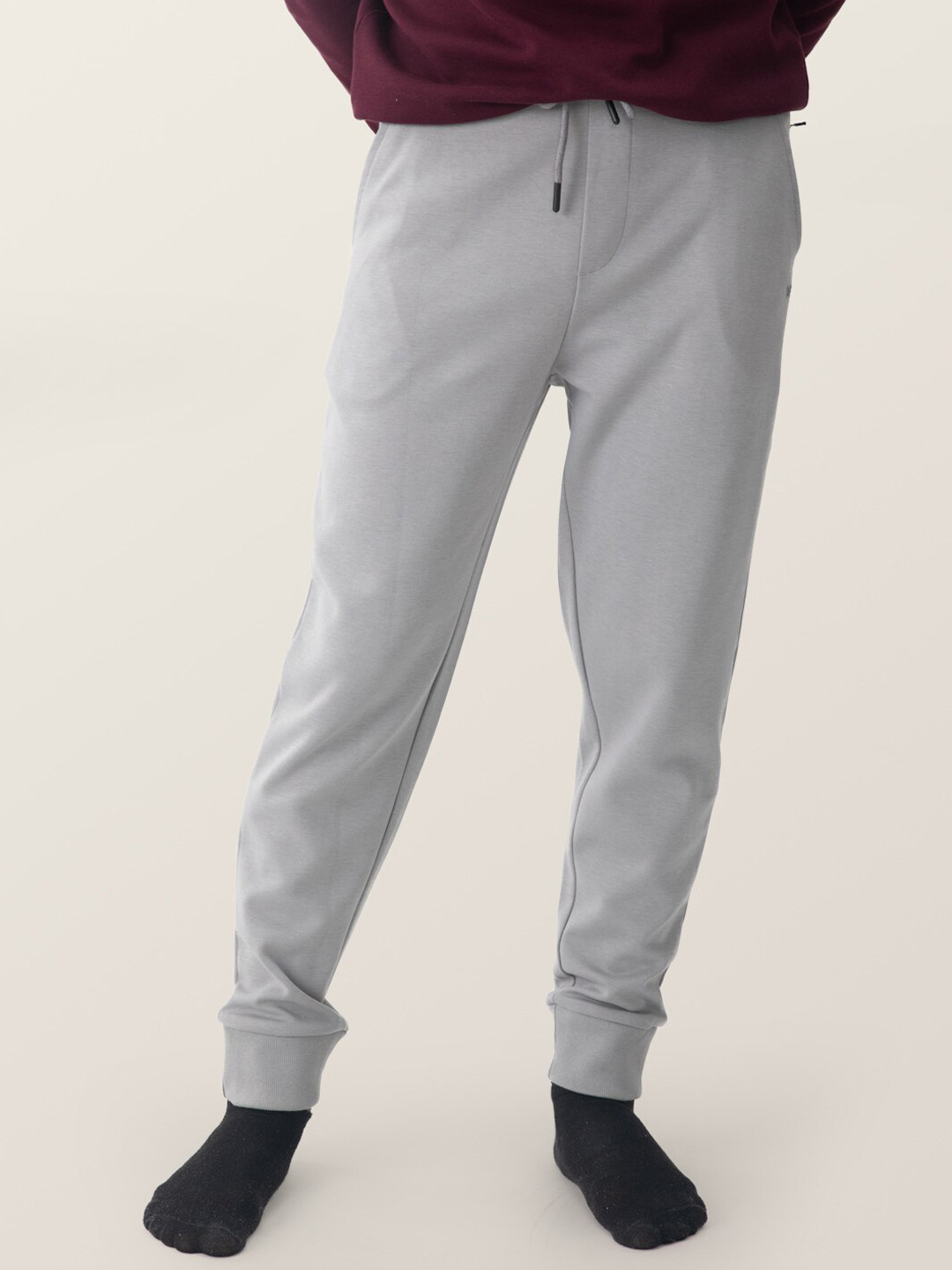 

DaMENSCH Men Grey Regular Fit Joggers