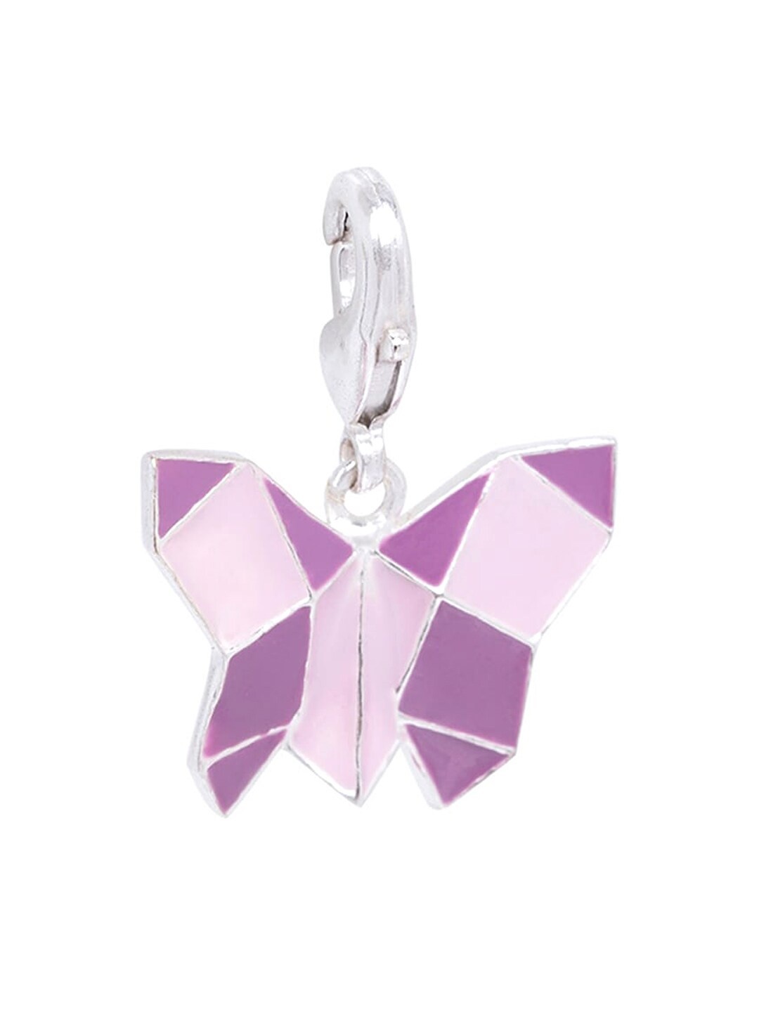 

March by FableStreet Gold-Toned Purple Butterfly Shaped Charm