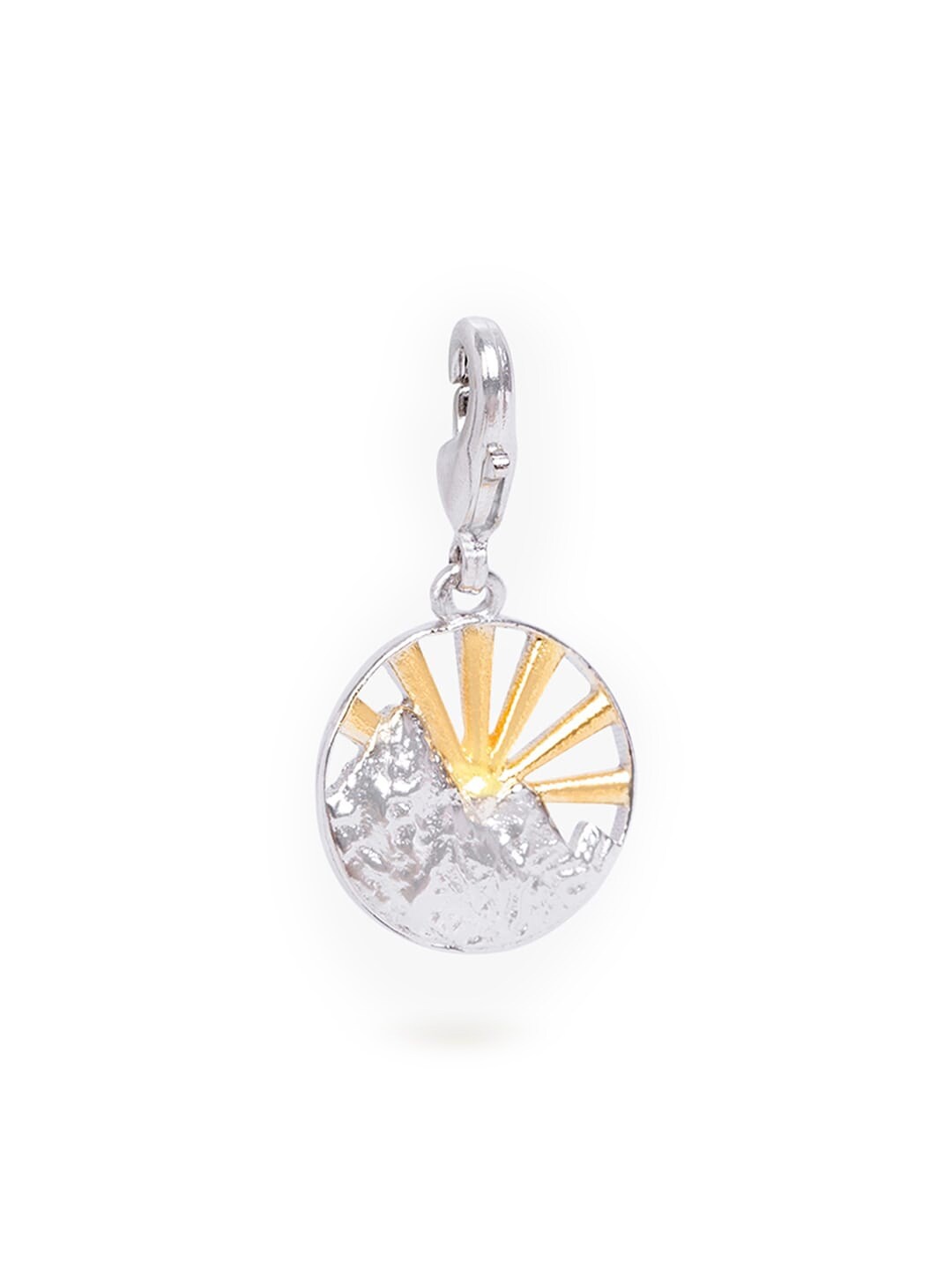

March by FableStreet Silver-Toned & Gold-Toned Trek-It Charm