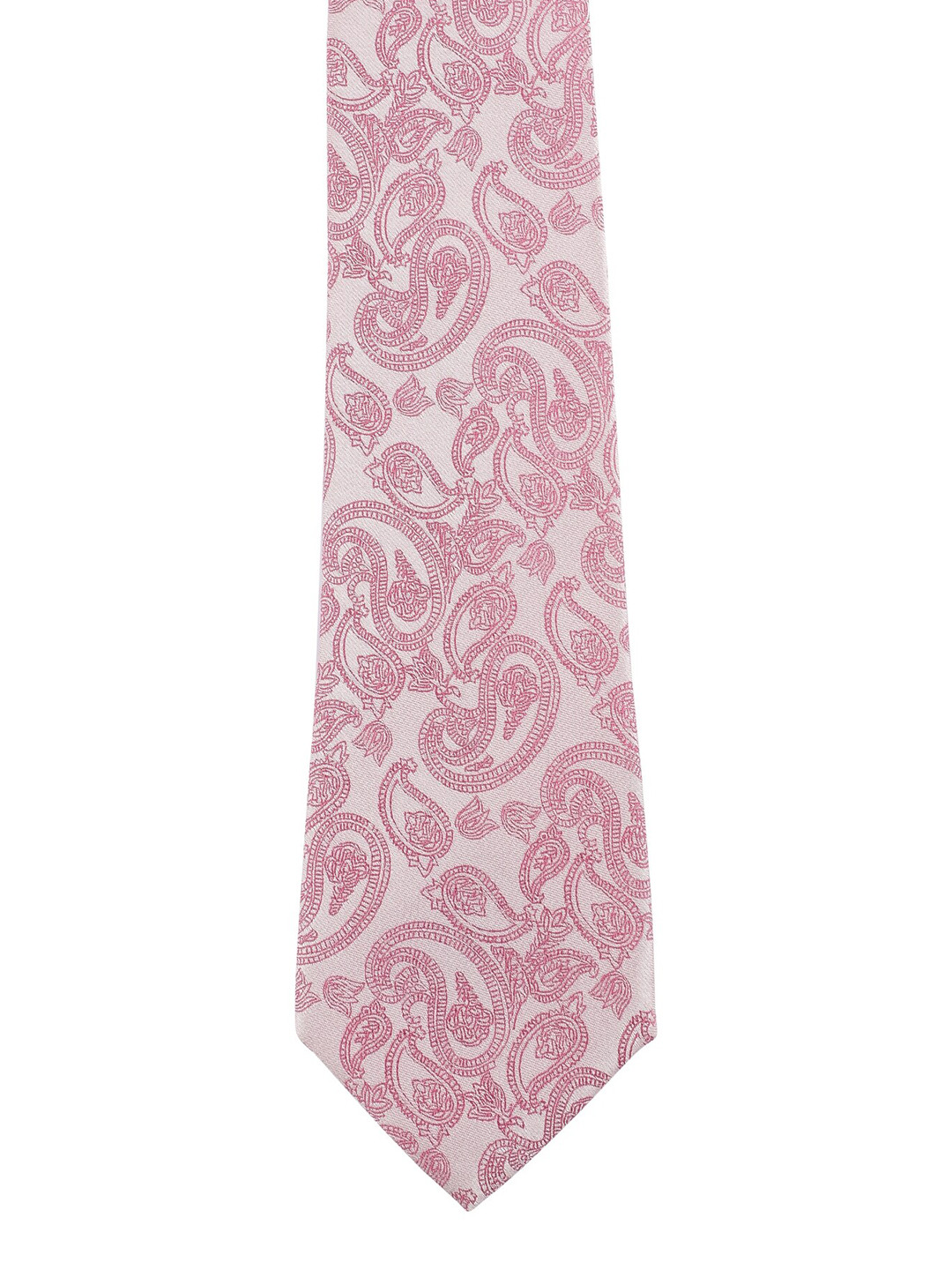 

Alvaro Castagnino Men Pink Printed Skinny Tie
