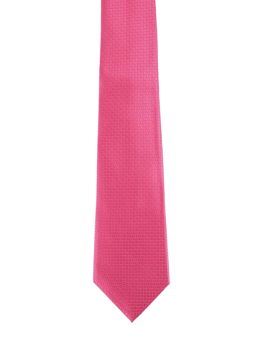 

Alvaro Castagnino Men Pink Woven design Broad Tie