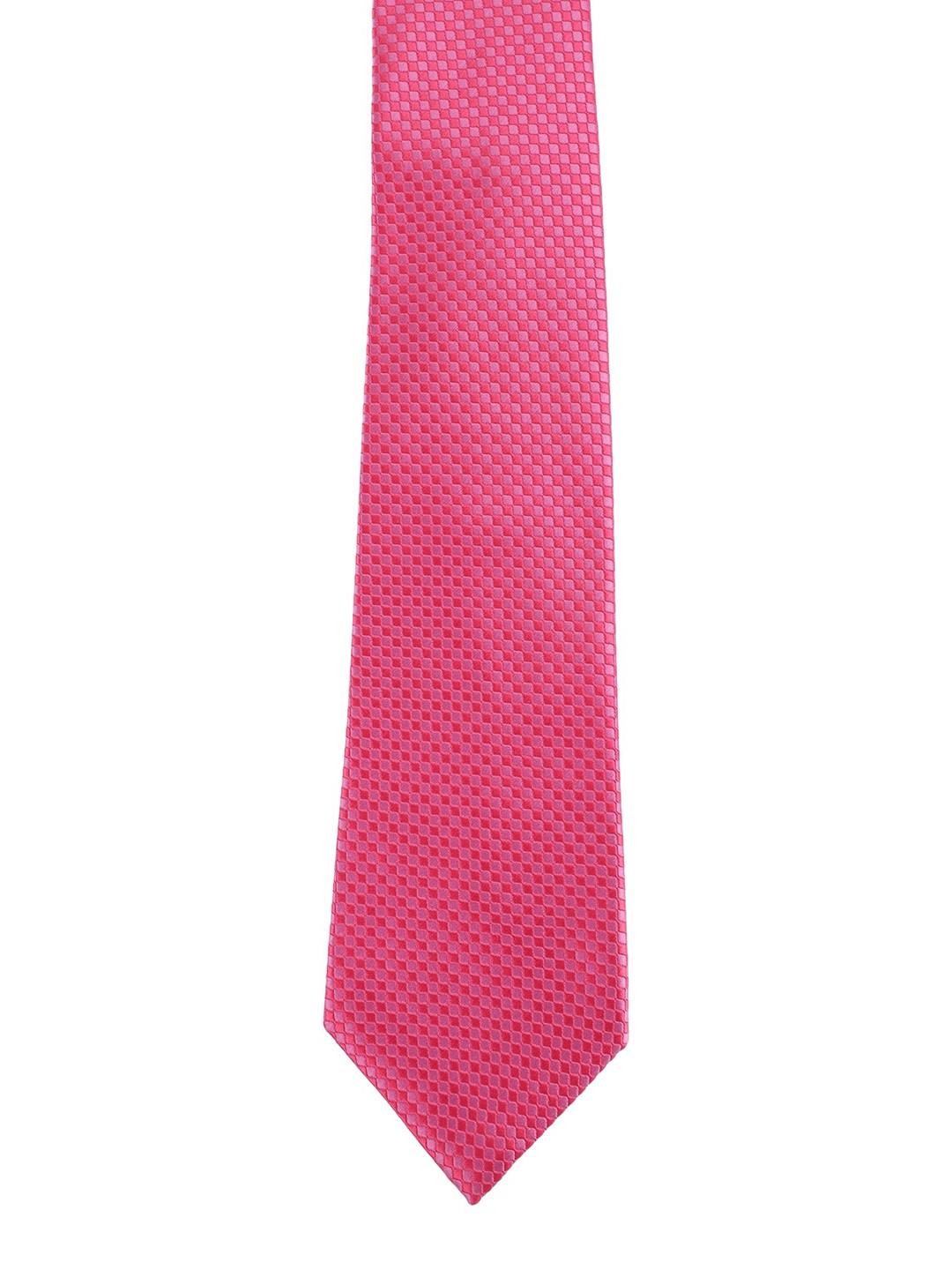 

Alvaro Castagnino Men Pink Woven Design Board Tie