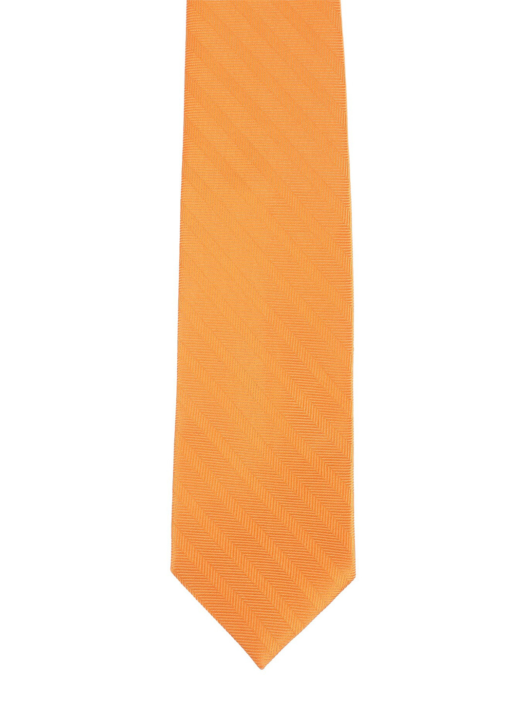 

Alvaro Castagnino Men Orange Skinny Tie