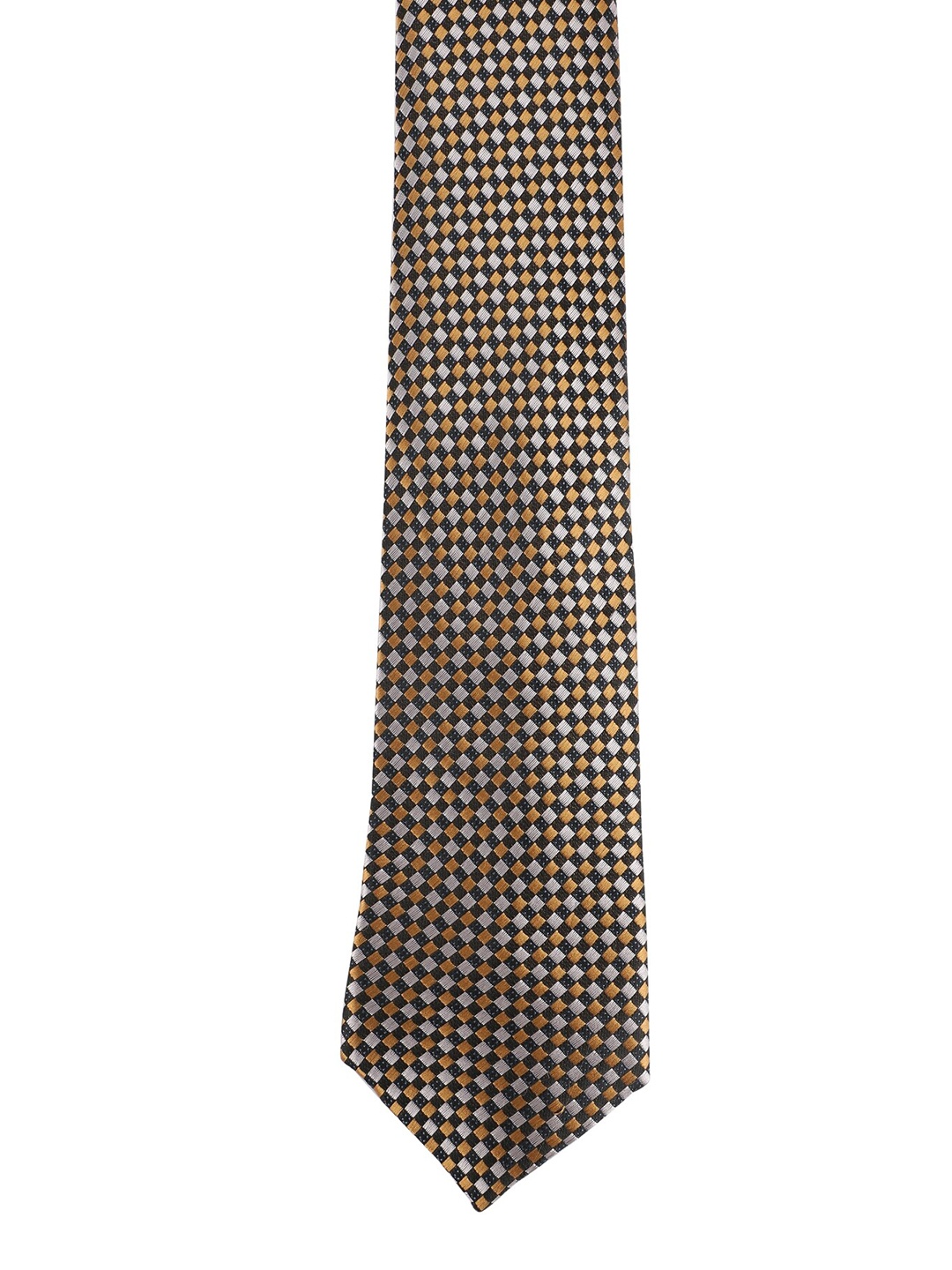 

Alvaro Castagnino Men Brown Printed Skinny Tie