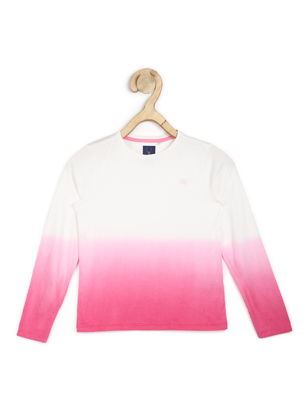 

Allen Solly Junior Pink & White Ombre Top