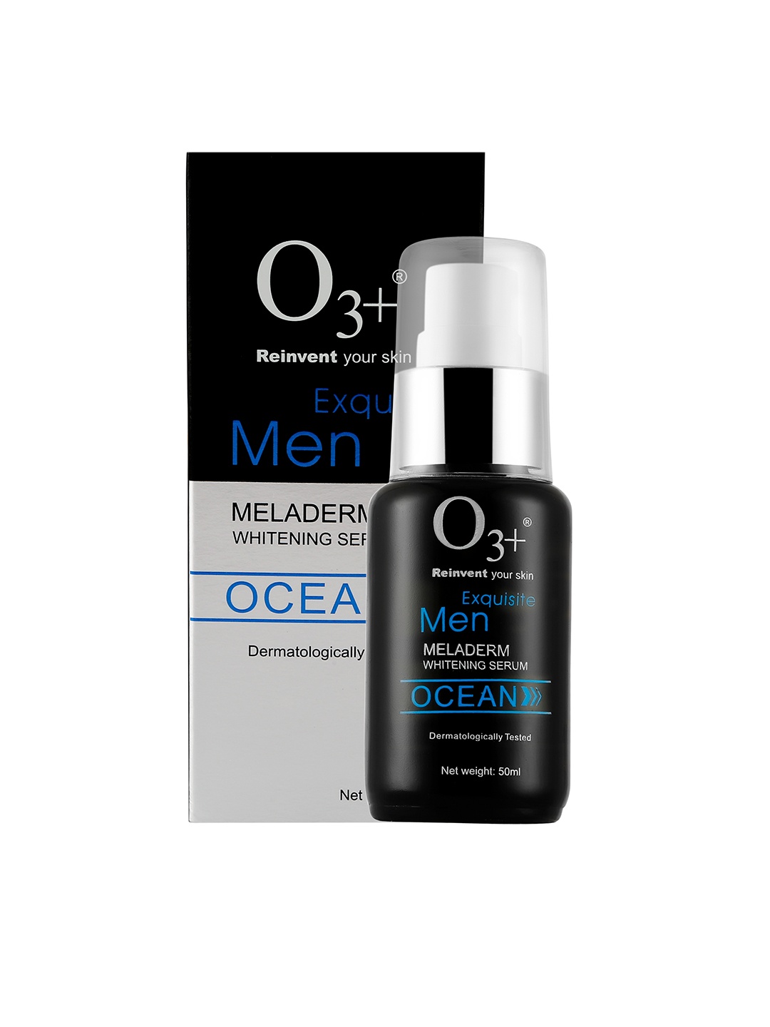

O3 Men Exquisite Ocean Meladerm Whitening Serum 50 ml, Black