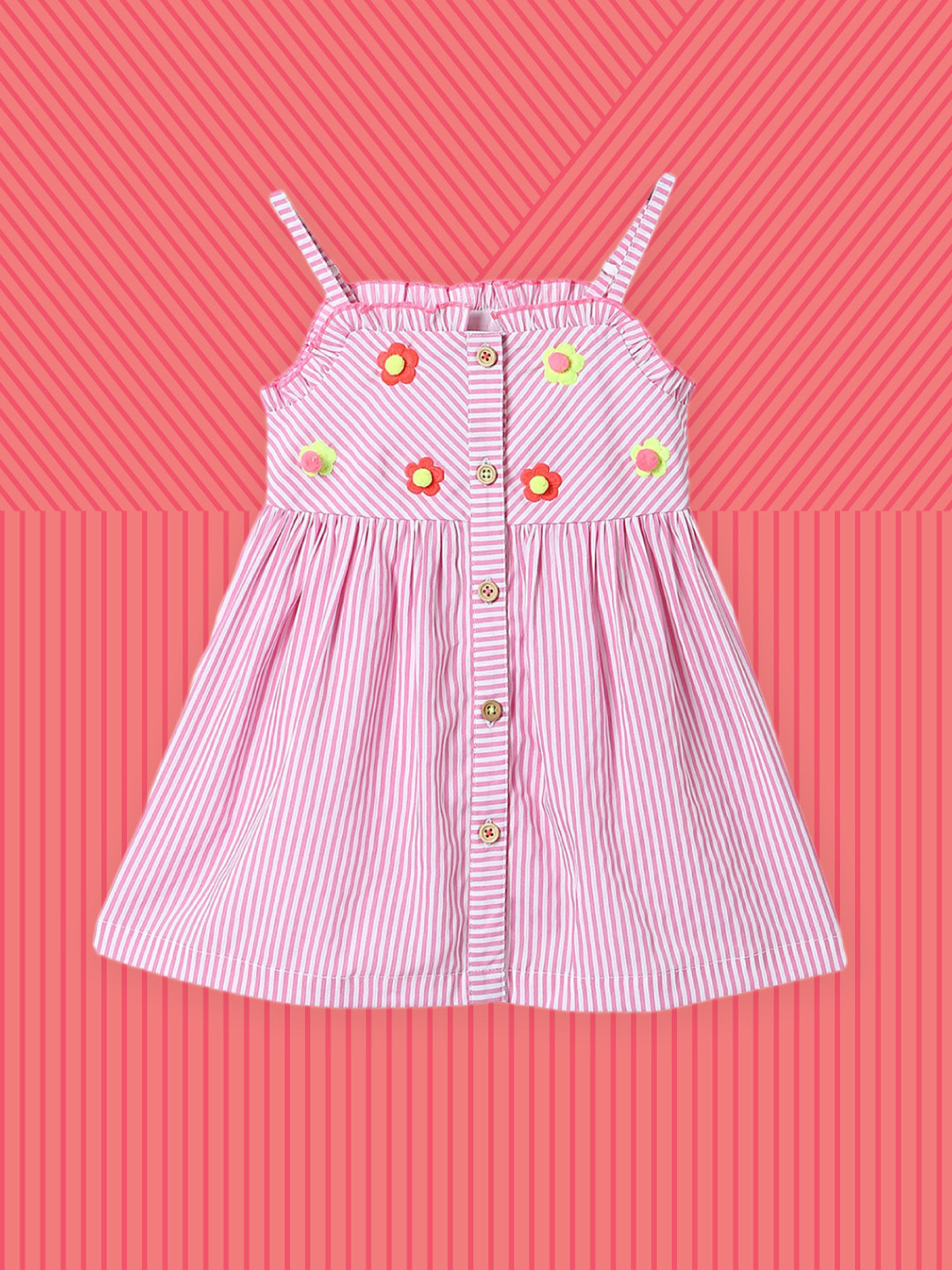 

Nauti Nati Pink Striped Dress