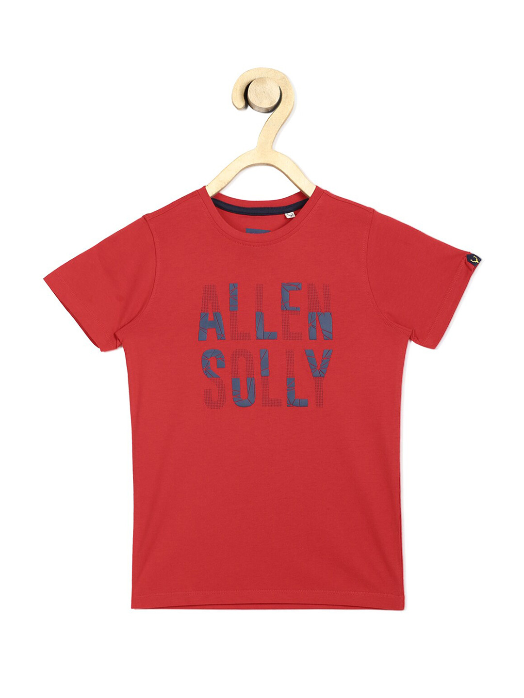 

Allen Solly Junior Boys Red Typography Printed T-shirt