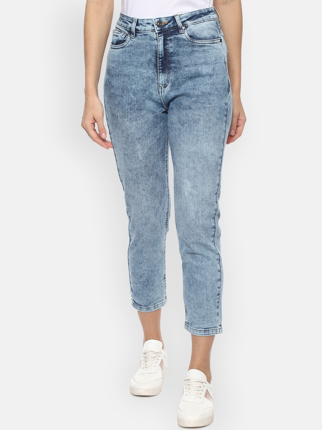 

Van Heusen Woman Women Blue Heavy Fade Jeans