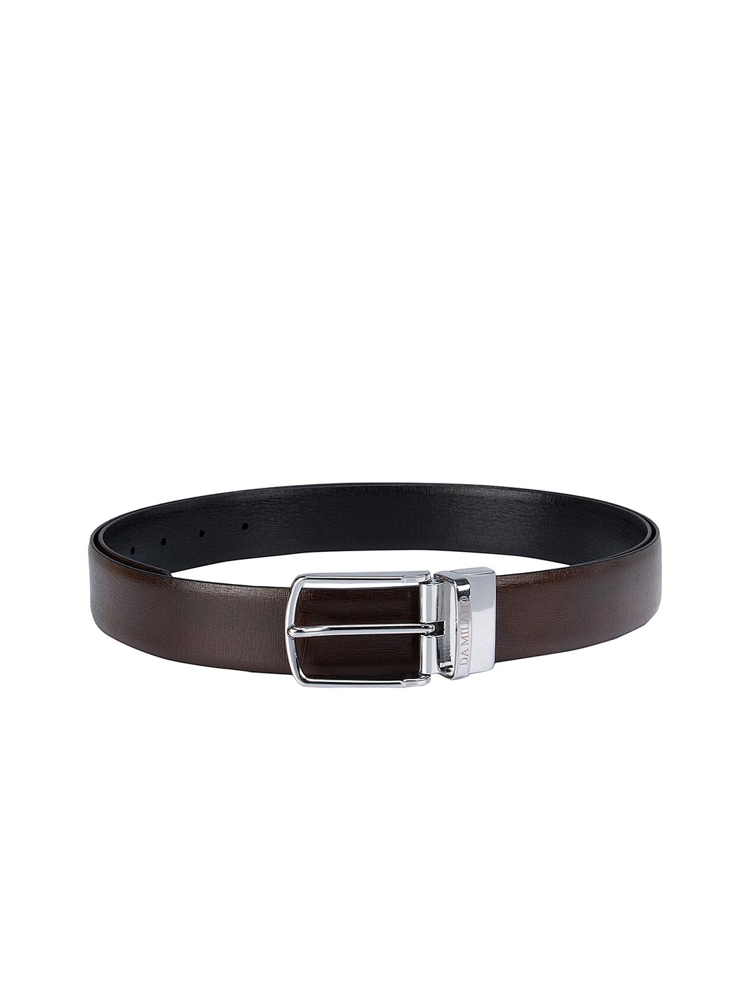 

Da Milano Men Brown Reversible Leather Belt