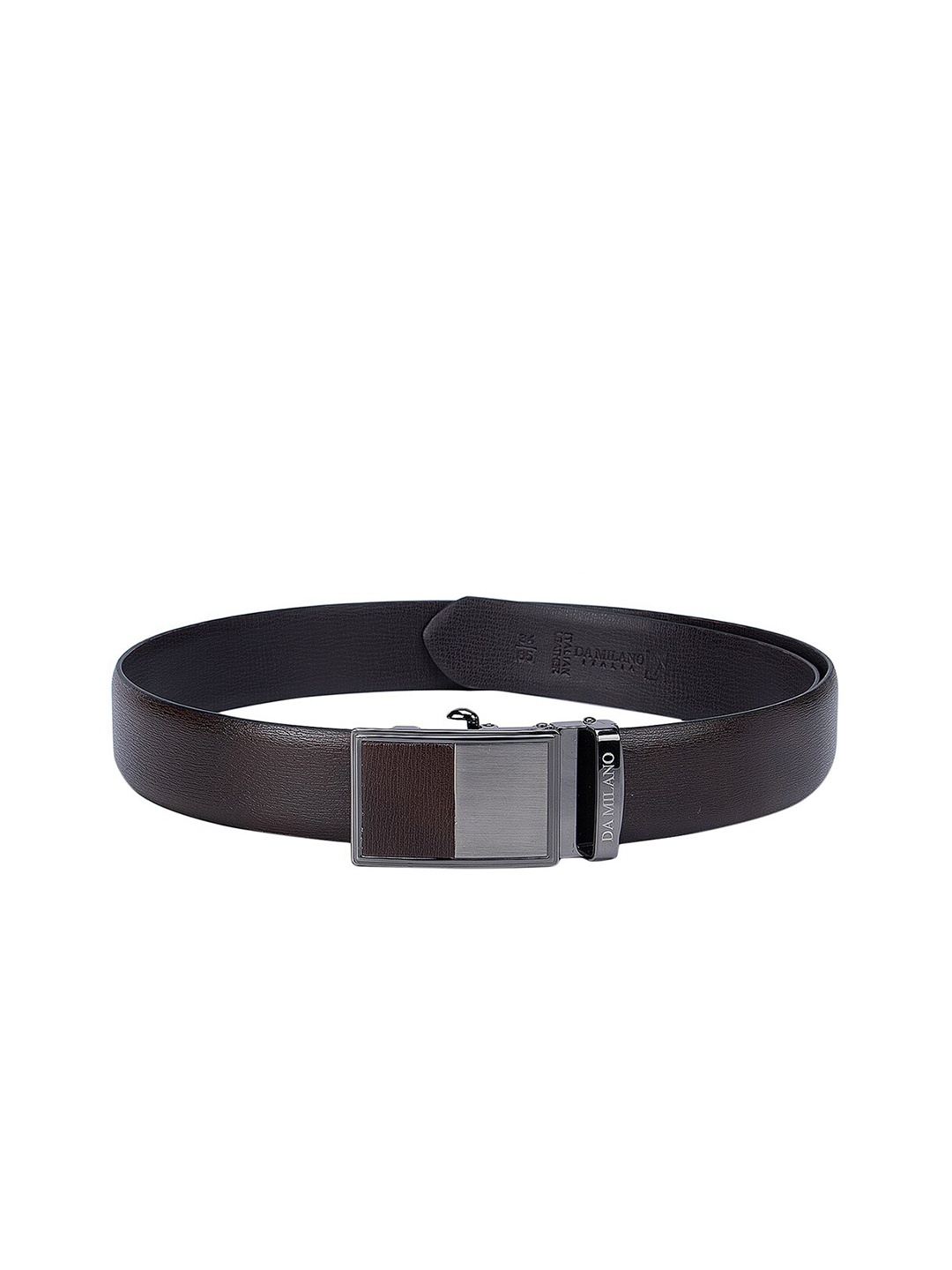 

Da Milano Men Brown Textured Belt