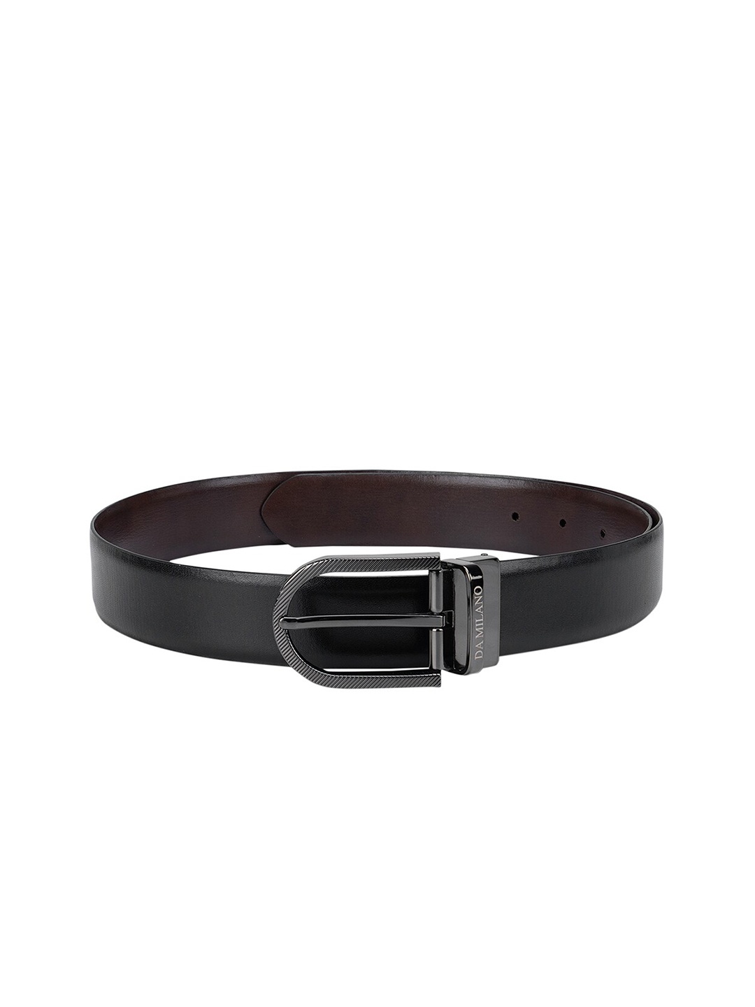 

Da Milano Men Black & Brown Reversible Leather Belt