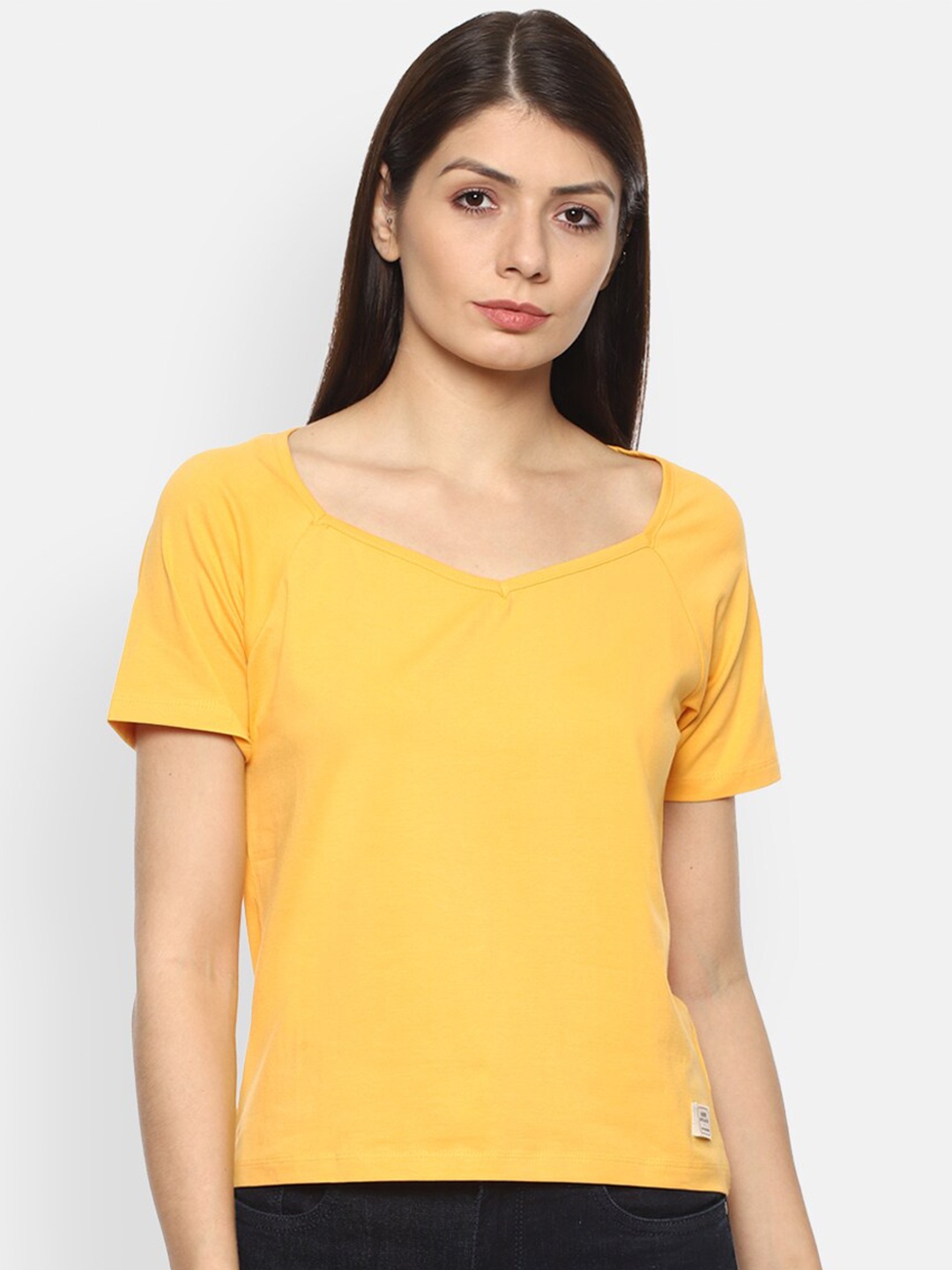 

Van Heusen Woman Yellow Top