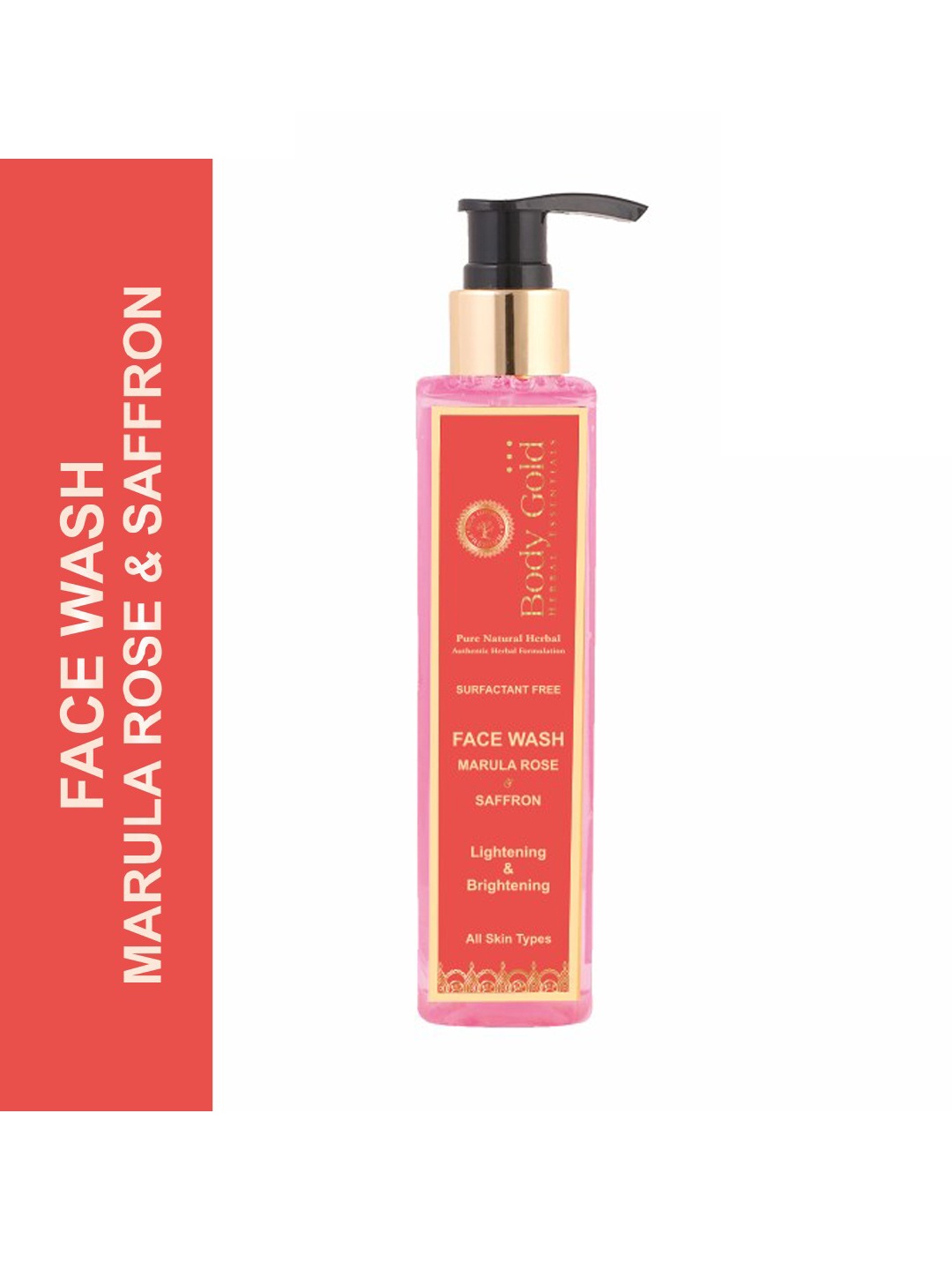 

Body Gold Marula Rose & Saffron Facewash 200ml, Brown
