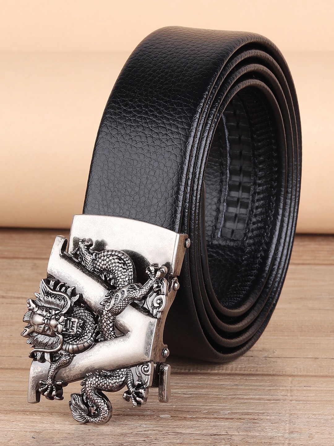 

ZORO Men Black PU Belt