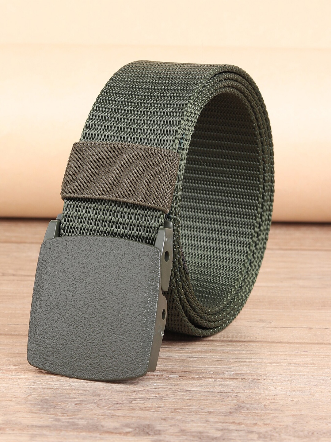 

ZORO Men Green Canvas Belt