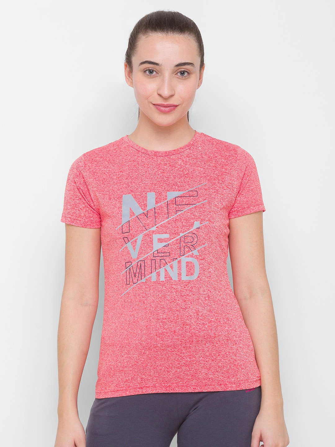 

Globus Women Pink Typography Printed T-shirt