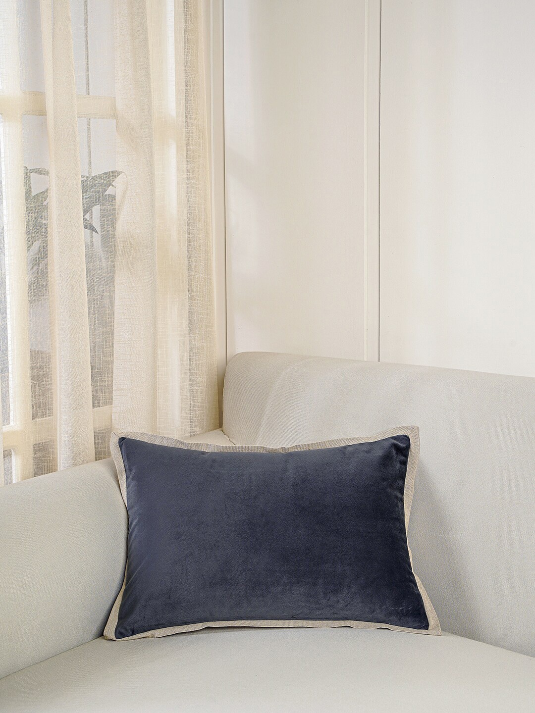 

Pure Home and Living Grey Rectangle Cushion Covers