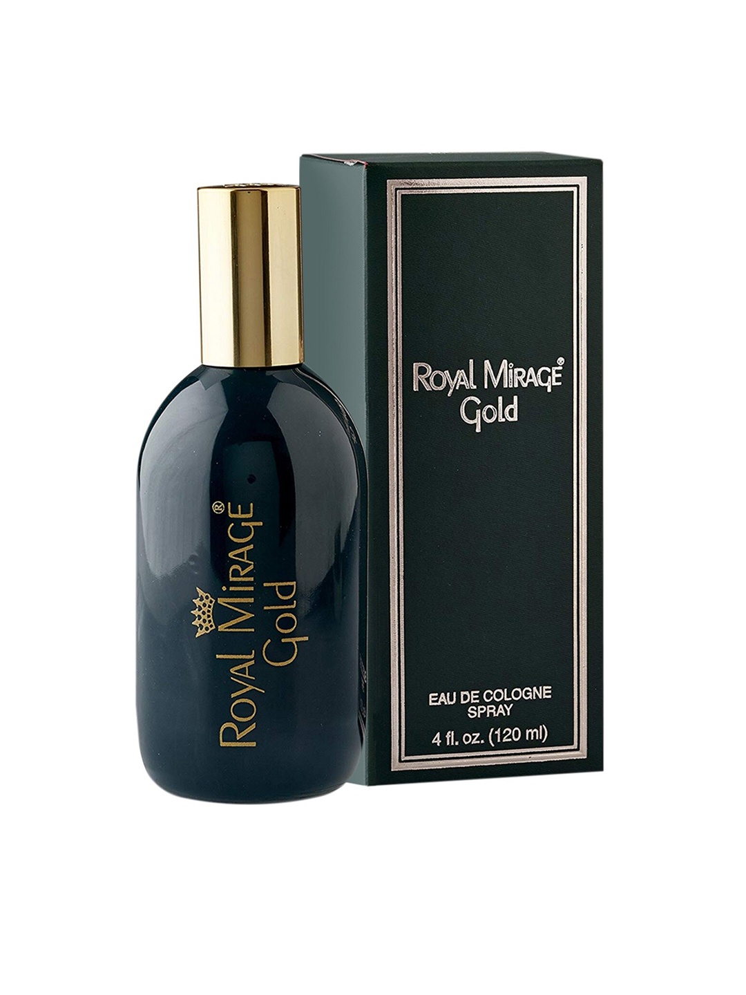 

Royal Mirage Gold Long Lasting Eau De Cologne Spray 120 ml, Navy blue