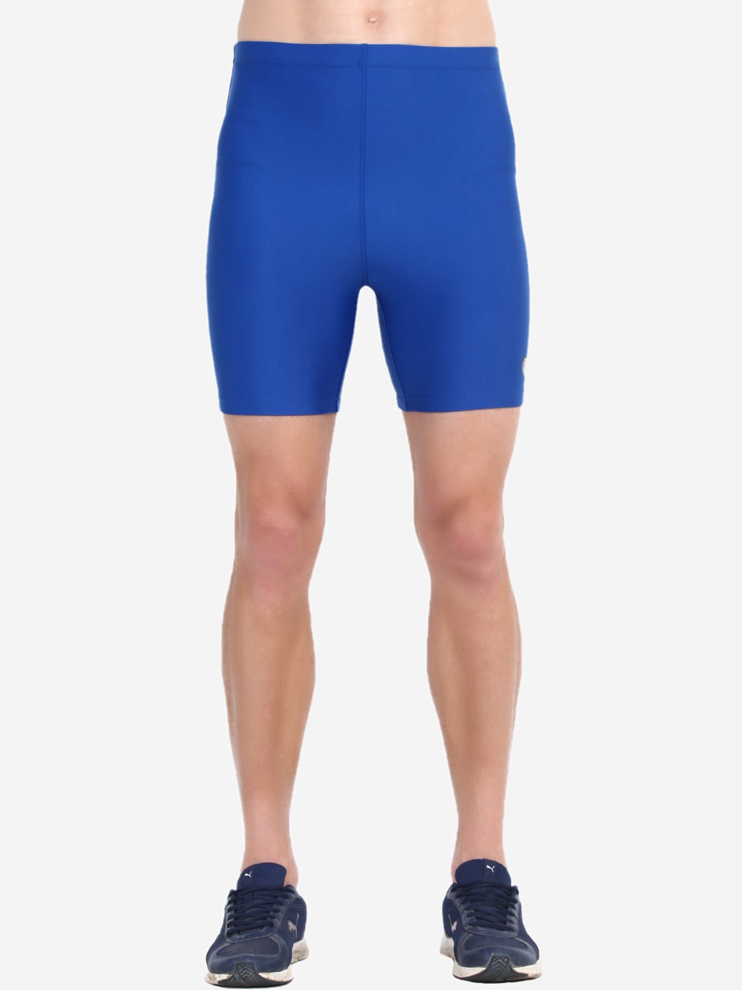

Beau Design Men Blue Slim Fit Biker Shorts