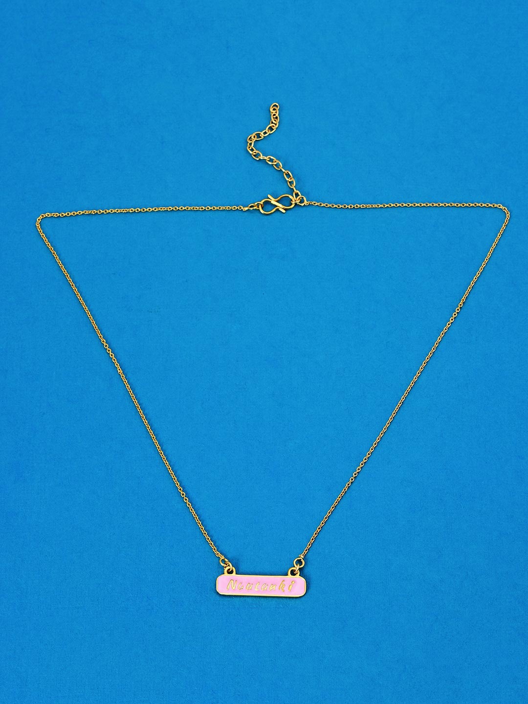 

Tistabene Gold-Plated & Pink Best of Bonds Pendant with Chain