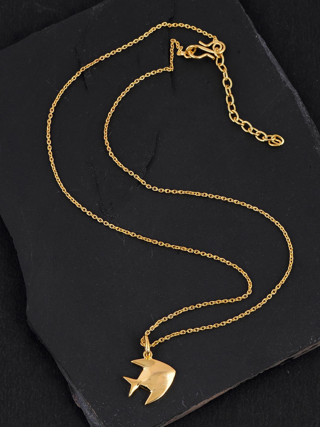 

Tistabene Gold-Plated Fish Origami Pendant with Chain
