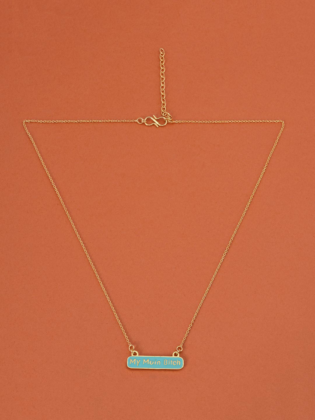 

Tistabene Gold-Plated My Main Bitch Pendant With Chain