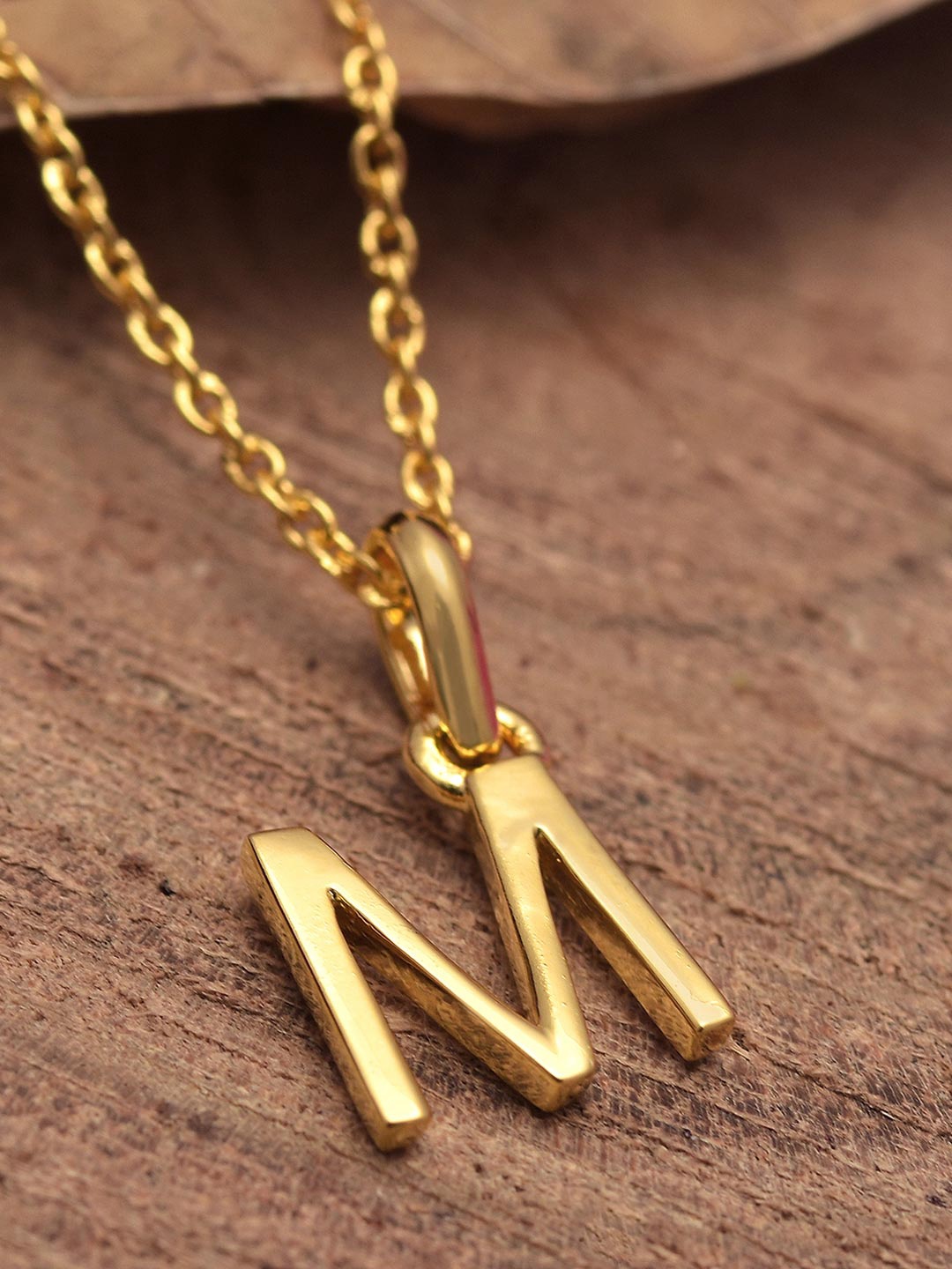 

Tistabene Gold-Toned & Plated M Pendant