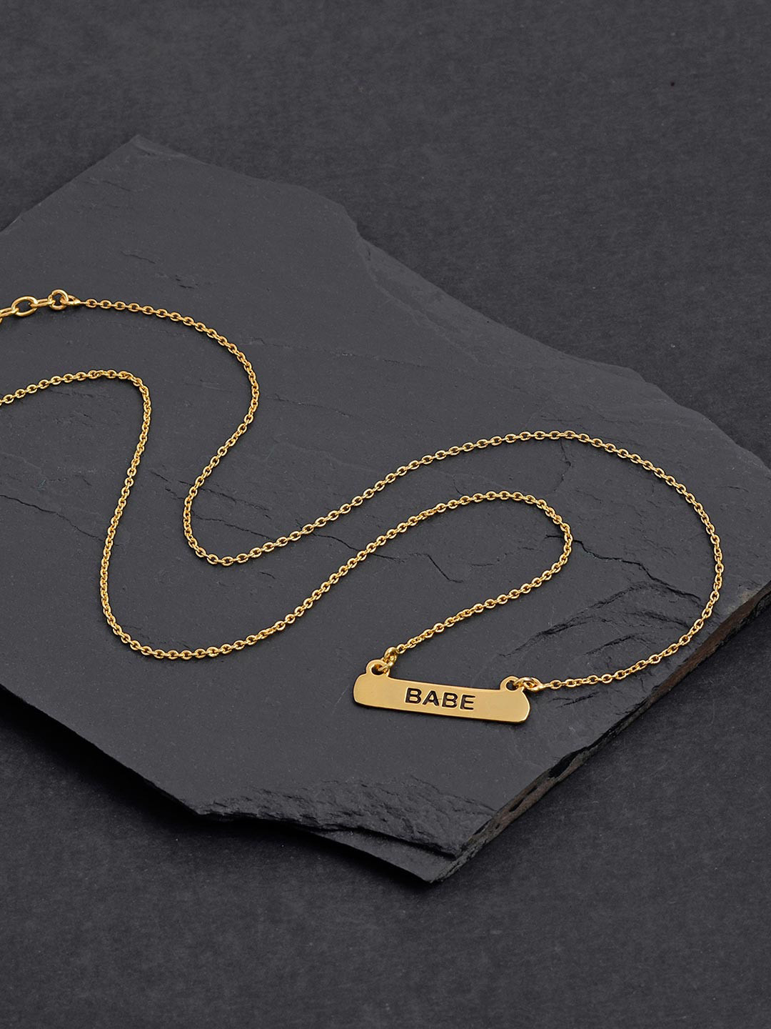 

Tistabene 18K Gold Plated Babe Pendant