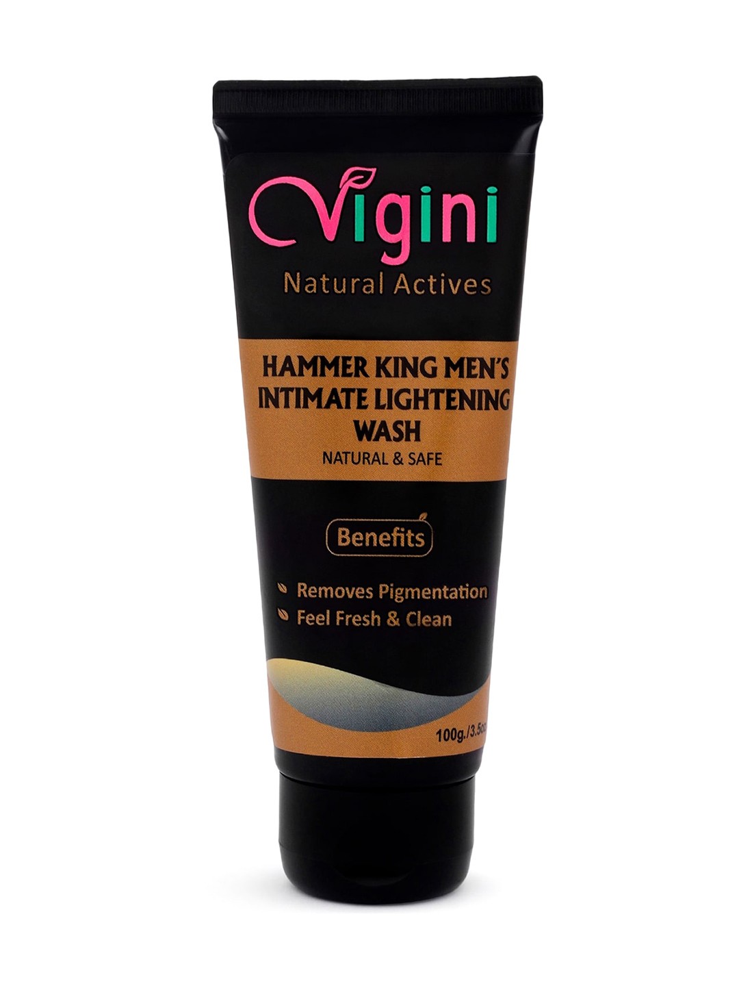 

Vigini Men Anti Itching & pH Balanced Odor Free Lightening Whitening Intimate Hygiene Gel, Gold
