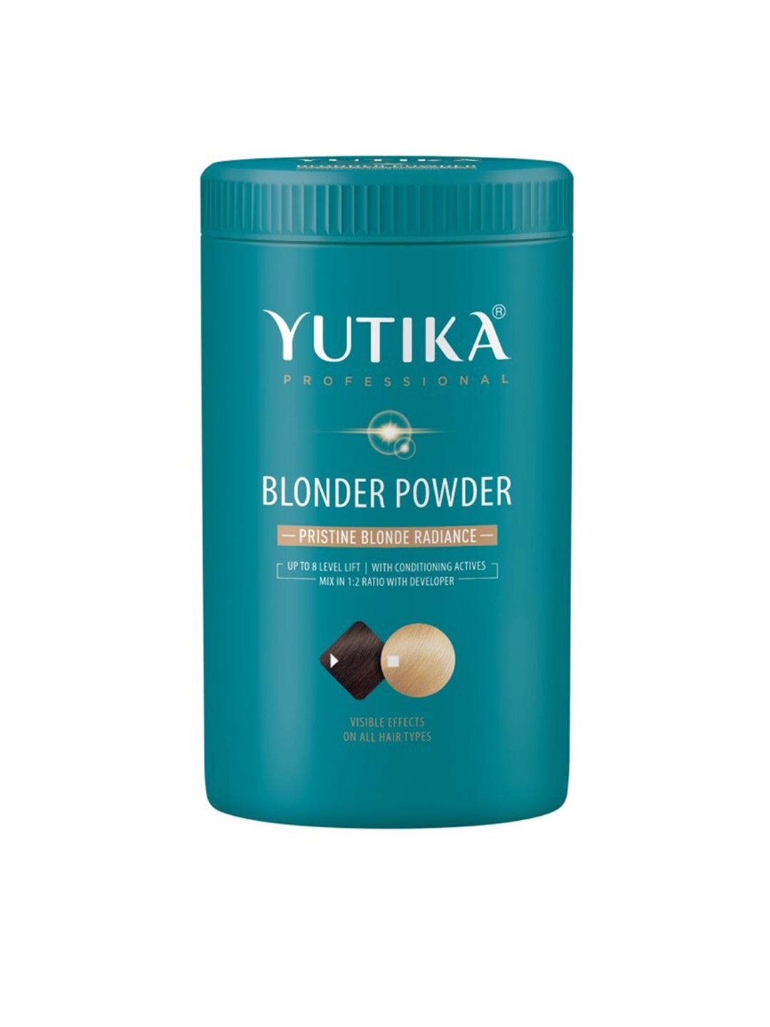 

YUTIKA Professional Pristine Blonde Radiance Blonder Powder 400 gm, Blue